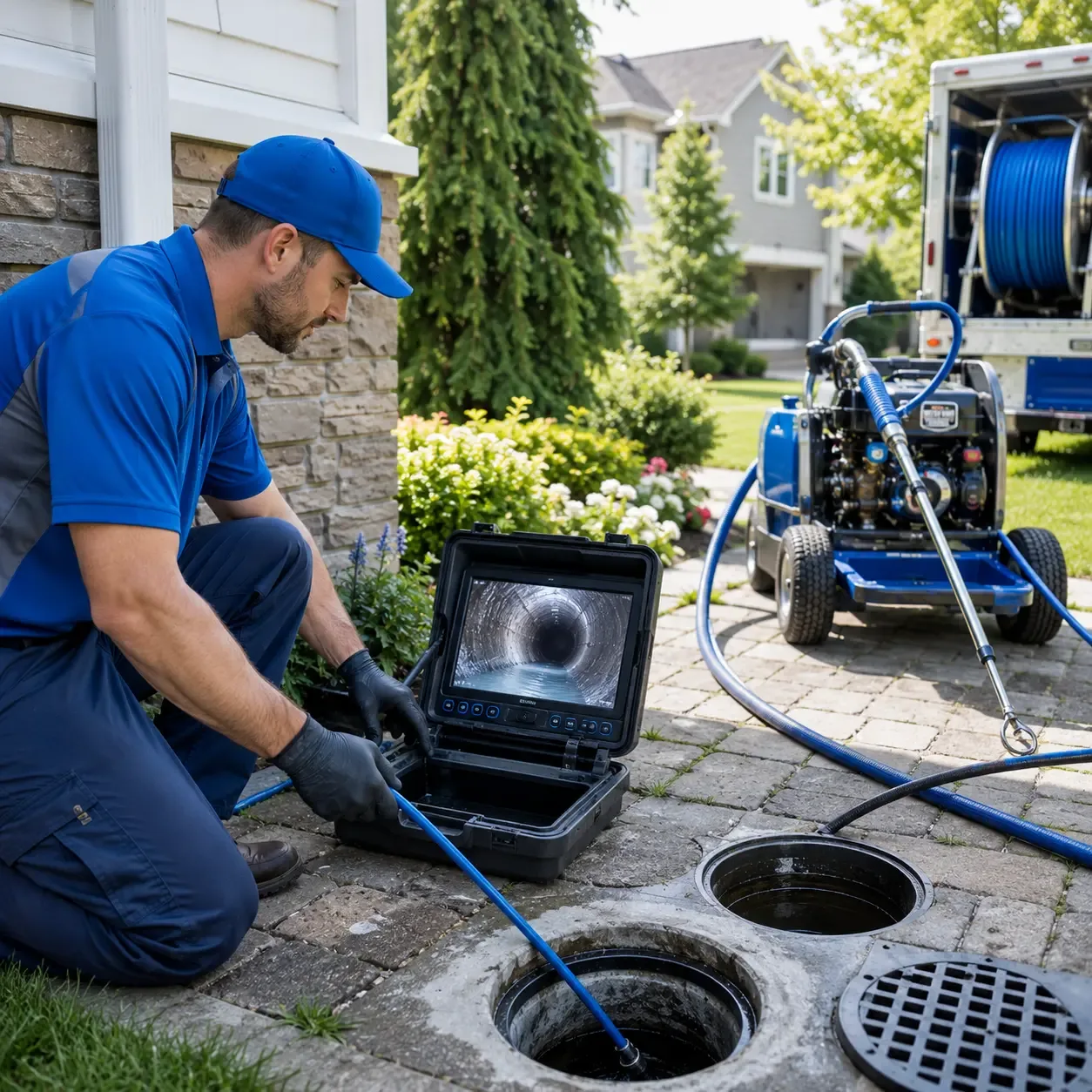 Outdoor drain cleaning professionals serving Muir, MI